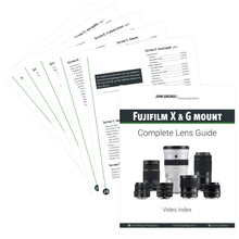Load image into Gallery viewer, Fujifilm X & G mount: Complete Lens Guide