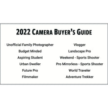 Load image into Gallery viewer, Camera Buyer's Guide: 2022