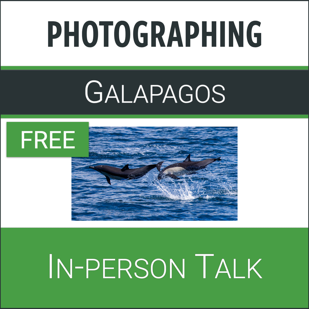 Photographing Galapagos: FREE TALK - Nov 10 2024