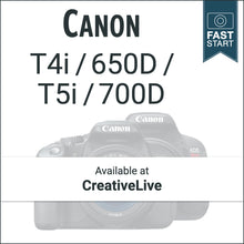 Load image into Gallery viewer, Canon T4i/650D/T5i/700D: Fast Start
