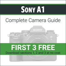 Load image into Gallery viewer, Sony A1: Complete Camera Guide

