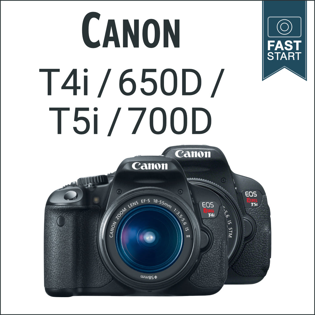 Canon T4i/650D/T5i/700D: Fast Start
