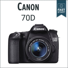 Load image into Gallery viewer, Canon 70D: Fast Start
