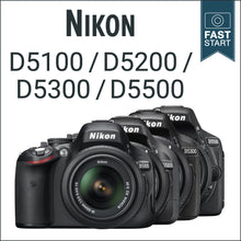 Load image into Gallery viewer, Nikon D5100/D5200/D5300/D5500: Fast Start
